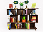 Mini Bookshelf Display Compatible with ZURU Mini Brands Books - Brown - Image 3