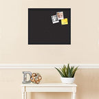 PinPix 24x20 inch Cork Bulletin Board. This Decorative Framed Pin Board Comes with Diamond Pattern in Black Design and Satin Black. Ideal for Home, Office Decor or School (PinPix-120) - Image 3