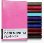 Gallery Leather Desk Monthly Planner 2026-2027 Acadia Hope by GalleryLeather