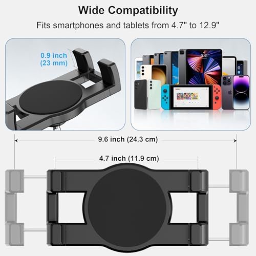 Aluminum Heavy Duty Tablet Mount Car Holder Dashboard for Truck and Vehicle - Image 5