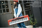 Casio Casiotone CT-S200RD – 61-Key Portable Keyboard for Beginners | 400 Tones, 77 Rhythms, LCD Display, Dance Music Mode, USB-MIDI, Stereo Speakers | Includes Power Supply & Music Rest | Red - Image 4