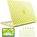 May Chen Compatible with MacBook Neo 13 inch Case 2026 Model A3404, Plastic Hard Shell,Keyboard Cover,Screen Protector,Dust Plug, for MacBook Neo 13" with A18 Pro Chip, Citrus Polka dot by MayChen
