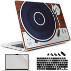 May Chen for M5 MacBook Air 13.6 Inch Case 2026 2025 2024-2022 Release M5 A3449 M4 A3240 M3 A3113 M2 A2681, Plastic Hard Shell Case for MacBook Air 13.6" with Retina Display, Retro Music Machine by MayChen