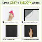 AKTOP Black Cork Bulletin Board 12x12, 1/2" Thick Felt Cork Board Tiles 12 Pack, Small Square Pin Board for Wall, Self Adhesive Corkboards with 120 Push Pin Wood Clips for School, Home & Office - Image 7