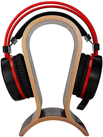 Headphone Stand Wood, Headset Stand for Desk, Walnut Gaming Headphone Holder Compatible for Sennheiser, Bose, Beats, Razer, AKG, Airpod Max, HyperX, Sony PS4 et. - Image 3