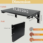 Folding Shelf Wall Mounted for Small Space - Image 3