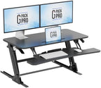 38 Inch Standing Desk Converter, Adjustable Height by G-PACKPRO