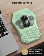 Ergonomic Mouse Pad with Wrist Rest & Keyboard Wrist Rest Support Set - Image 4