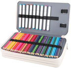 Vomgomfom PU Leather Pencil Case, Holds 100 Markers/300 Pens,Gray Rose - Image 4