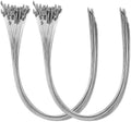 Rocaris 200Pcs 24IN Metal Zip Ties, 304 Stainless Steel Heavy Duty Zip Ties by Rocaris