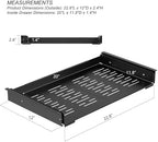 Under Desk Laptop Drawer, 22.8'' Wide Pull-Out Tray – Metal Perforated Bottom for Heat Dissipation, Sliding Track, Under-Desktop Storage for Laptop & Accessories - Image 2