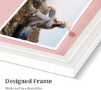 DOLLAR BOSS Bulletin Boards with Linen, 24"x18" Pink Cork Board, White - Image 3