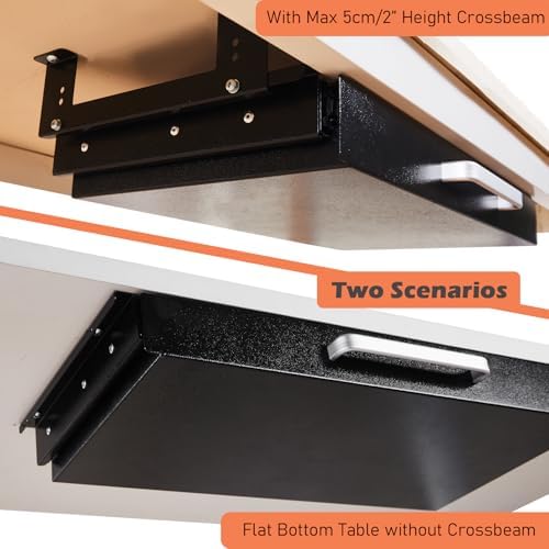 Under Desk Drawer Organizer 21", Large Desk Pencil Storage Drawer - Image 5