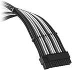 CableMod C-Series Classic ModFlex Sleeved Cable Kit for Corsair Type 4 RM Black Label/RMi/RMX (Black + White) - Image 2