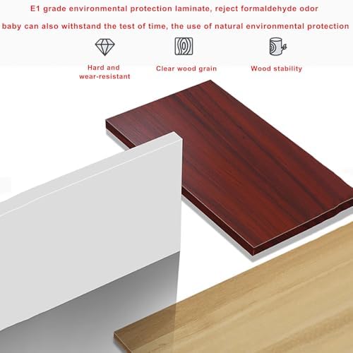 Desk Hutch Dorm,Wooden Desktop Bookshelf,Computer Desktop Storage Hutch,Multipurpose Desktop Hutch, Multi Units Organizer Bookshelf,Desktop Display Rack for Office,Dorm,Home - Image 4