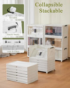 OlarHike 48QT Storage Bins with Lids for Home, Office, Closet, Dorm, 6 Pack - Image 2