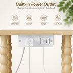 HOOBRO 2-Tier Printer Stand Solid Wood Legs - Image 6