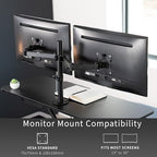 VIVO Black 42 in Standing Desk Converter with Monitor Stand, DESK-V042KB-M2 - Image 5