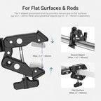 NEEWER Basics Magic Arm with Desk Clamp for Phone Webcam Camera Mic, UA062 - Image 4