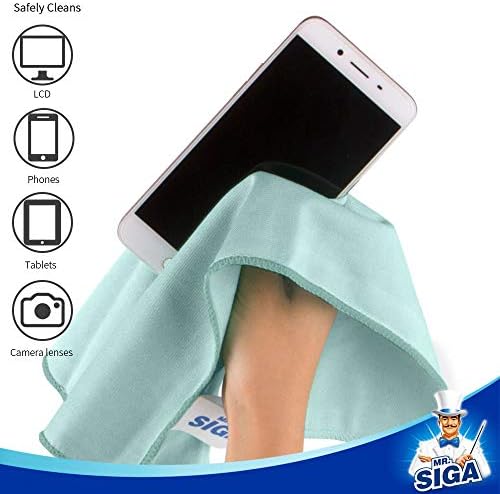 MR.SIGA Ultra Fine Microfiber Cloths for Glass, Pack of 36, 35 x 40cm 13.7" x 15.7" - Image 4