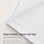 Felt Bulletin Board for Wall 48" x 36" Unfolded Size, Large Frameless Felt Pin Board, Soft Cork Board Alternative for Office, Home Planning, Notes, Photos & Wall Decor, Foldable Shipping, Easy Install - Image 4