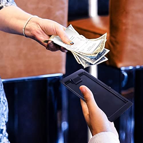 Black Check Holders, Check Presenters for Restaurants, Trays Guest, Tip Trays Waitress, Bill Holder Guest for Restaurants, Bars, Hotels(24 Pieces) - Image 6