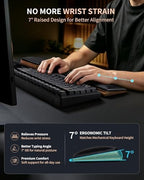 ASFSKY Keyboard and Mouse Wrist Rest Set - Image 3