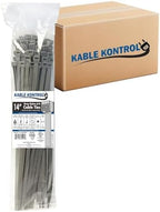 Kable Kontrol Cable Zip Ties, 14 Inch, 3500 Pcs, HD 120lbs Test, Gray by KABLEKONTROL%C2%AE