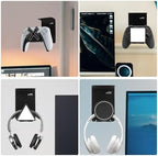 HC128 Headphone Holder Hanger for Desk, Include Adhesive Strips, Universal Headset Stand for PS4/PS5/Xbox/PC/Mac/Headphones Game Controller Hanger (Including 4 Types) - Image 5