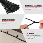 Nuanchu 100 Pcs 36 Inch Black Zip Ties Heavy Duty Cable Ties - Image 4