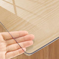 Kasepie Clear Table Protector 40x72 Inch, 2mm Thick Anti-Yellowing PVC Cover - Spill-Proof & Heat-Resistant for Kitchen, Dining Room, Office Desk by Unknown