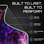 Gerlos RGB Gaming Mouse Pad, Large LED Desk Mat for Gamer, 31.5" x 11.8" - Image 4