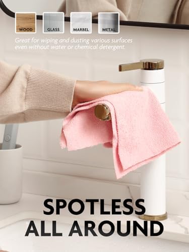 Fantasticlean Microfiber Cleaning Cloth Rolls- 150 Sheets (2 Rolls of Pink) - Image 4