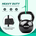 Long Zip Ties Heavy Duty 24 inch，400 LBS Tensile Strength With Double Sided Toothed Super Durable Cable Ties ，Extra Large Wire Ties Adjustable Nylon Tie Wraps for Indoor Outdoor （100 Pack Green） - Image 4