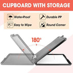 6 Pack Clipboard with Storage, High Capacity Storage Clipboard 8.5 x 11 with Pen Holder, Letter / A4 Size, Inner Plastic Folder Attached for Teacher Office Home, Size 13.4 x 9.4 x 0.9 in - Image 4