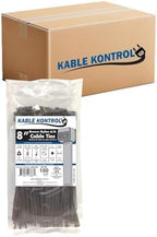 Kable Kontrol Cable Zip Ties, 8 Inch, 10000 Pcs, 50lbs Test, Brown by KABLEKONTROL%C2%AE