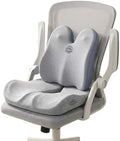 Seat Cushion Lumbar Support Pillow Set with Adjustable Strap by Unknown