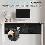 No Drill Under Desk Cable Management Privacy Panel,47.2" Felt Modesty Panel - Image 3
