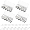 4 Pcs Cable Organizer Electronics Cable Box with 40 Pcs Wire Ties by Unknown
