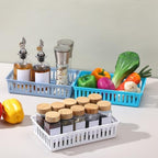 Wenqik Set of 12 Small Plastic Baskets for Organizing, Multi Color - Image 5