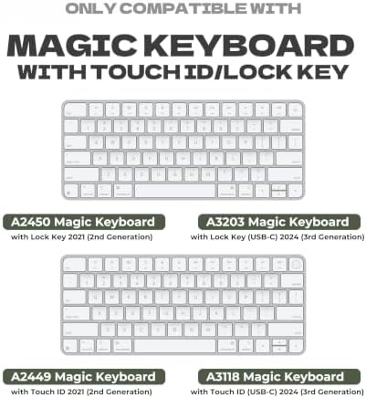 Dexnor Case for Apple Magic Keyboard with Touch ID/Lock Key 2021/2026 - Image 4