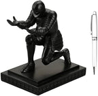 Knight Pen Holder Desk Organizers and Accessories as Gift Black - Image 2