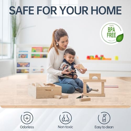 Office Chair Mat for Hardwood Floor, Ship Flat 48"x30" Heavy Duty Floor Protector for Desk, Plastic Rolling Chair Mats, Clear Floor Mat Smooth Glide, No Divot, Rectangle - Image 3