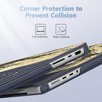 May Chen for 2026 MacBook Pro 14-inch M5 M4 M3 M2 M1 Pro/Max Chip, Release 2026 2025-2021, Model A3427 A3426 A3434 A3112 A3401 A3185, Plastic Hard Shell with Keyboard Cover, Black Sea Wave - Image 3