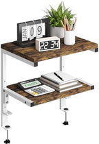 Mondazie 2-Tier Adjustable Desk Shelf Organization, White by Mondazie