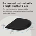 Kensington ErgoSoft Wrist Rest, Black (K52803WW), Memory Foam, Rubber, for Slim Mouse (Pack of 2) - Image 3