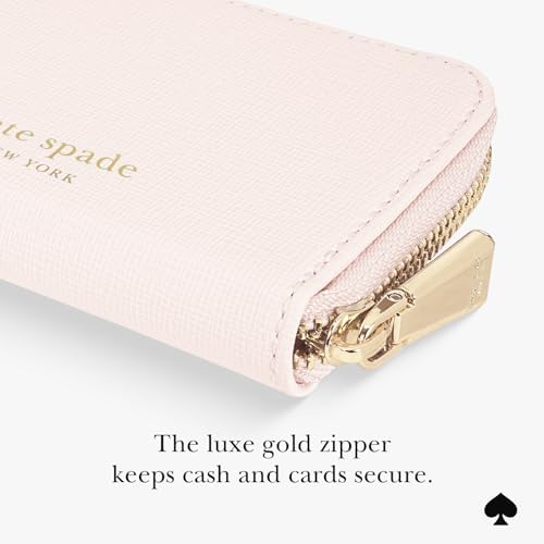 kate spade new york Devin Zip Magnetic Card Holder/Wallet - Chalk Pink - Image 5