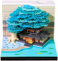 3D Calendar 2027, Tear-Away Desk Calendar, Paper Art Memo Pad, LED Light (Tree B) by Unknown
