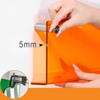ROYALITA 2-Pack Acrylic Magazine Holder Brochure Holder, Orange 17 Inch - Image 4