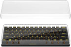 kwmobile Keyboard Cover Compatible with 60% Mechanical Keyboard RK61 / GK61 / SK6 / DK61 Case - Protective Cover for Mechanical Keyboard - Transparent by kwmobile